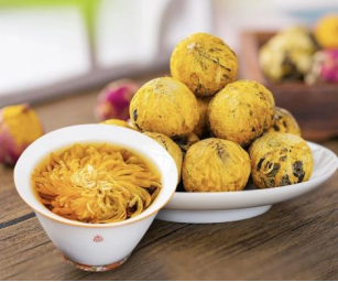 Chrysanthemum White Tea Dragon Balls